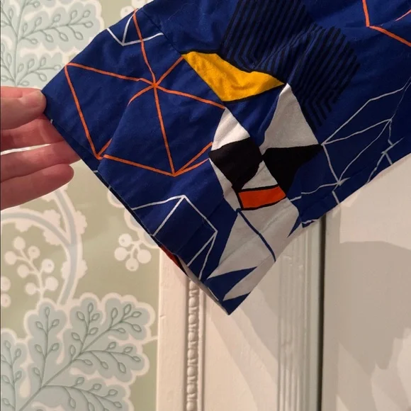 Zuri trivial pursuit Geometric Long Sleeve Dress 1X - Picture 3 of 3